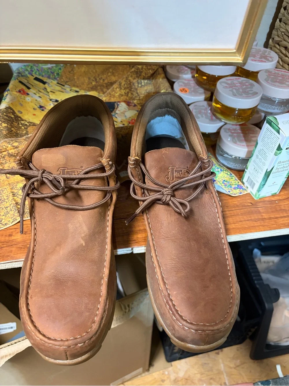 Justin Boots Brown Work Boots